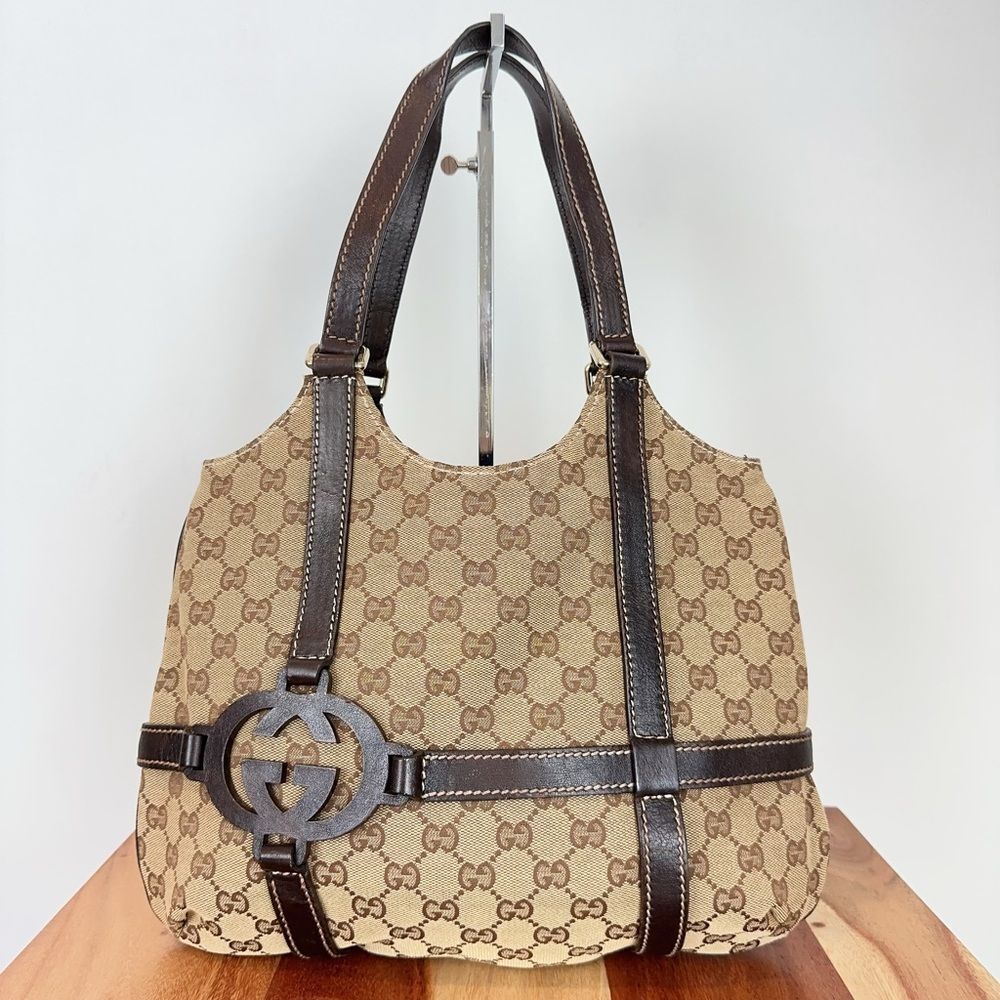 Pre-Owned Gucci GG Canvas GG Interlocking Tote